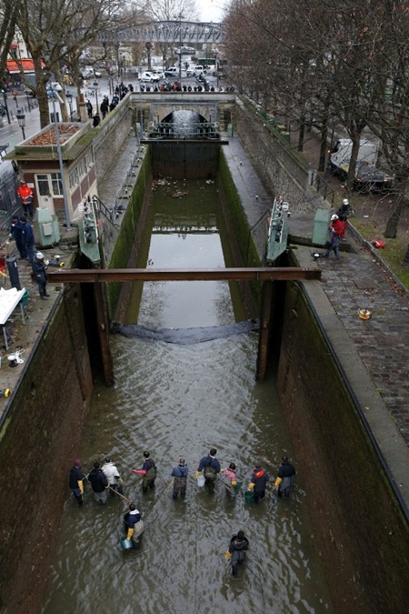 โครงการทำความสะอาดคลองแซงต์มาร์แตง โครงการทำความสะอาดคลองแซงต์มาร์แตง