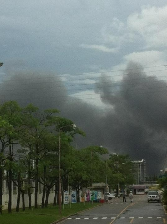 โรงงานมาบตาพุดระเบิด คาดมาจากซ่อมบำรุงถังเก็บสารเคมี