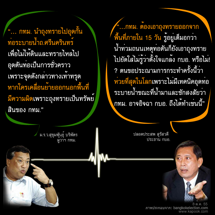 ปลอดประสพ สับ กทม. บอกอย่าดื้อตาใส - สั่งเอาทรายออกภายใน 15 วัน