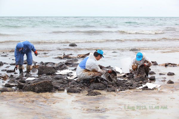 ปตท. แถลงขอโทษ เหตุน้ำมันรั่ว ระยอง กระทบเกาะเสม็ด ปตท. แถลงขอโทษ เหตุน้ำมันรั่ว ระยอง กระทบเกาะเสม็ด