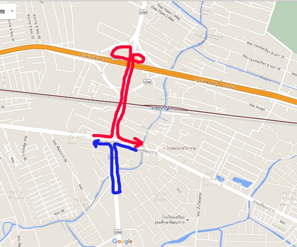 ห้ามมอเตอร์ไซค์ขึ้นสะพานข้ามแยก ห้ามมอเตอร์ไซค์ขึ้นสะพานข้ามแยก