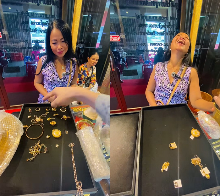 สาวหอบทองข้ามทวีป หวังได้เงินล้าน เฉลยมูลค่าเท่าไหร่ สาวหอบทองข้ามทวีป หวังได้เงินล้าน เฉลยมูลค่าเท่าไหร่