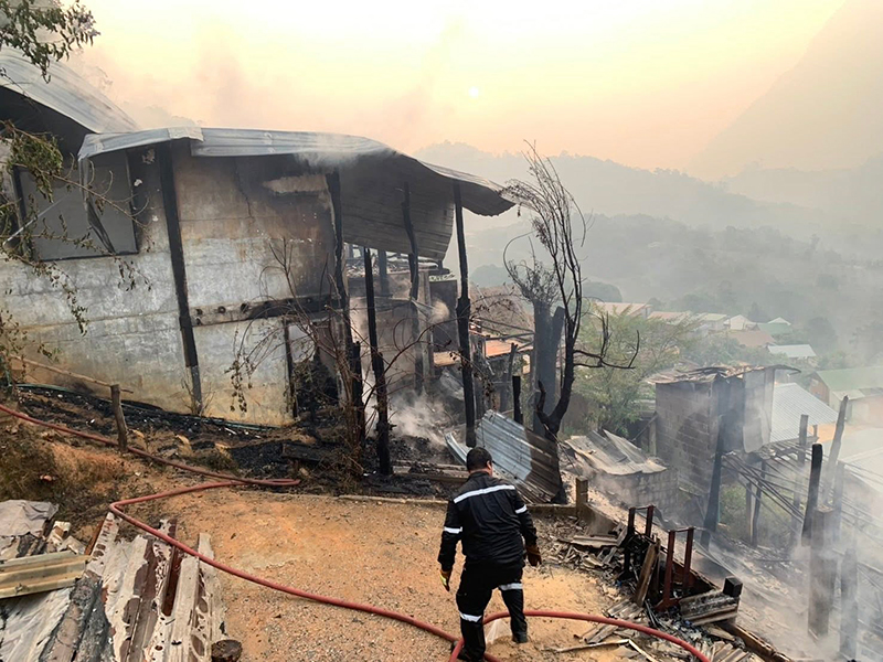 ไฟไหม้โฮมสเตย์ดังบนเชียงดาว ไฟไหม้โฮมสเตย์ดังบนเชียงดาว