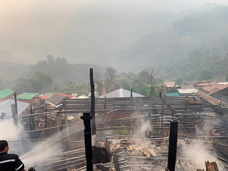 ไฟไหม้โฮมสเตย์ดังบนเชียงดาว ไฟไหม้โฮมสเตย์ดังบนเชียงดาว