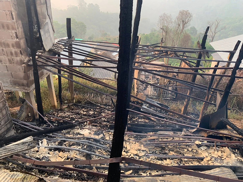 ไฟไหม้โฮมสเตย์ดังบนเชียงดาว ไฟไหม้โฮมสเตย์ดังบนเชียงดาว