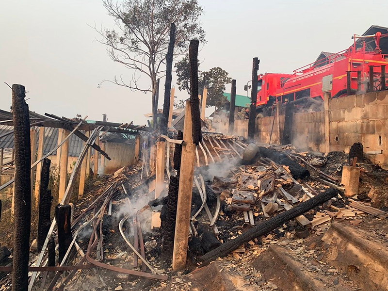 ไฟไหม้โฮมสเตย์ดังบนเชียงดาว ไฟไหม้โฮมสเตย์ดังบนเชียงดาว
