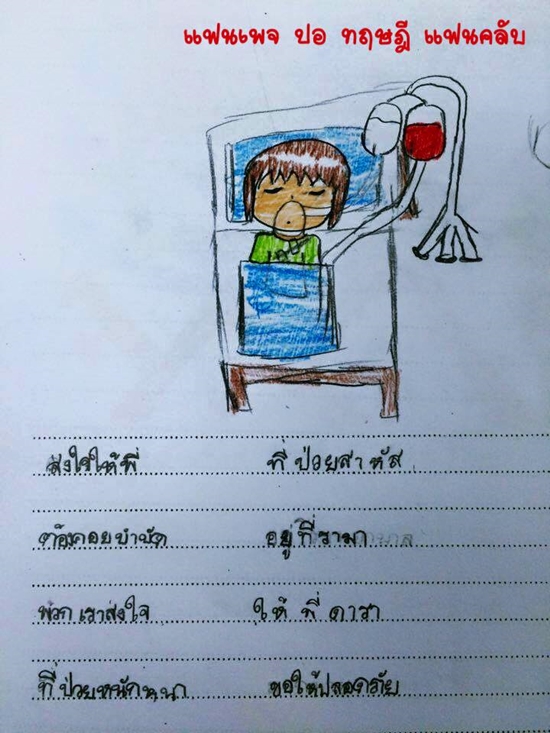 แฟนคลับ ปอ ทฤษฎี รุ่นจิ๋ว แต่งกลอน-วาดภาพให้กำลังใจ แฟนคลับ ปอ ทฤษฎี รุ่นจิ๋ว แต่งกลอน-วาดภาพให้กำลังใจ