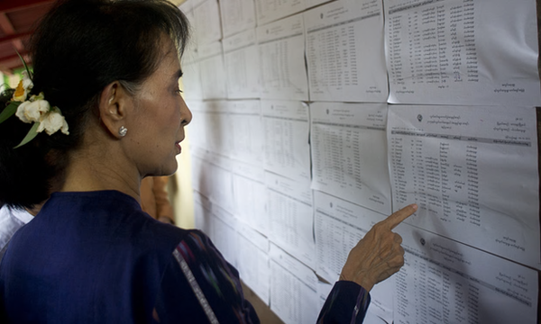 ออง ซาน ซูจี เลือกตั้ง ออง ซาน ซูจี เลือกตั้ง