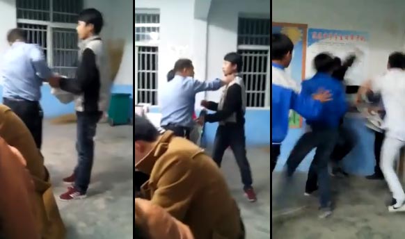 นักเรียน ม.ต้น รุมซ้อมครู นักเรียน ม.ต้น รุมซ้อมครู