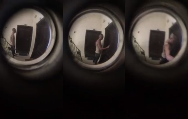 สาวหลอน อัดคลิปผ่านช่องตาแมว ถูกชายแปลกหน้าเคาะห้องรัว ๆ สาวหลอน อัดคลิปผ่านช่องตาแมว ถูกชายแปลกหน้าเคาะห้องรัว ๆ