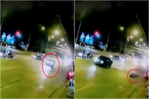 ชนสนั่นกลางแยก อีกคันฝ่าไฟแดง-อีกคันย้อนศร ดับคาที่ ชนสนั่นกลางแยก อีกคันฝ่าไฟแดง-อีกคันย้อนศร ดับคาที่