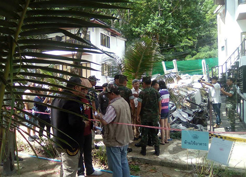 โรงแรมสยามบีช เกาะช้าง ถล่ม โรงแรมสยามบีช เกาะช้าง ถล่ม