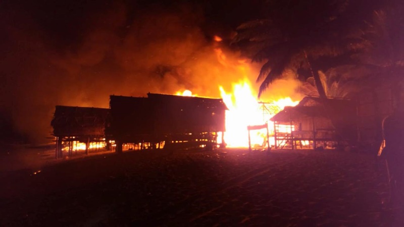 ไฟไหม้หมู่บ้านมอแกน ไฟไหม้หมู่บ้านมอแกน