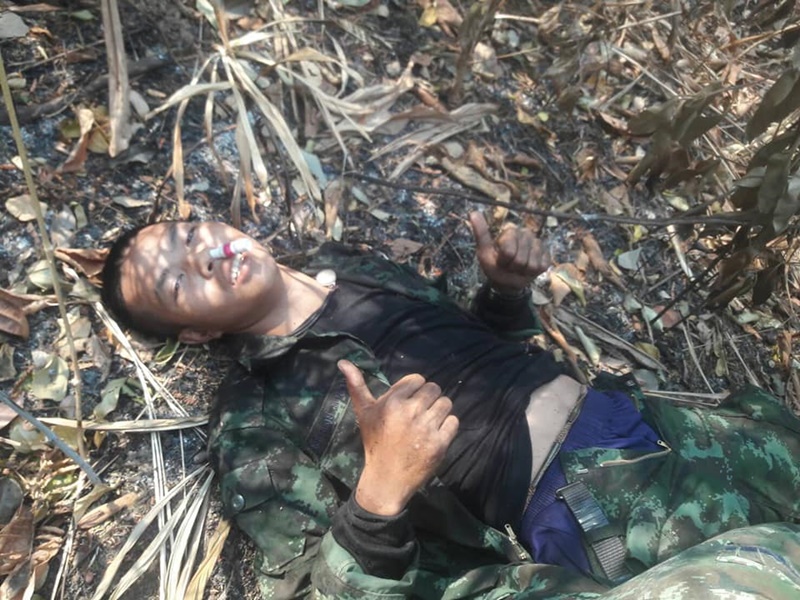 ทหารเหยียบกับระเบิดขาขาด ทหารเหยียบกับระเบิดขาขาด