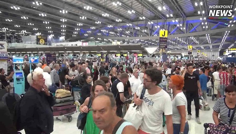 สนามบินสุวรรณภูมิยกเลิกเที่ยวบิน สนามบินสุวรรณภูมิยกเลิกเที่ยวบิน