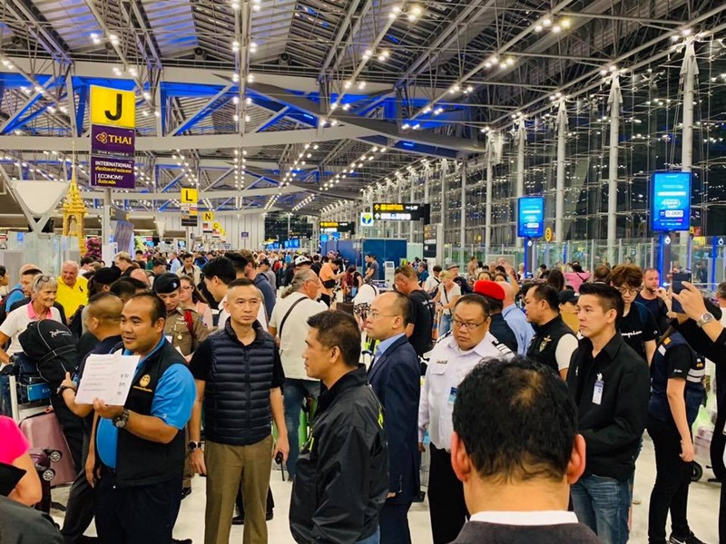 สนามบินสุวรรณภูมิยกเลิกเที่ยวบิน สนามบินสุวรรณภูมิยกเลิกเที่ยวบิน