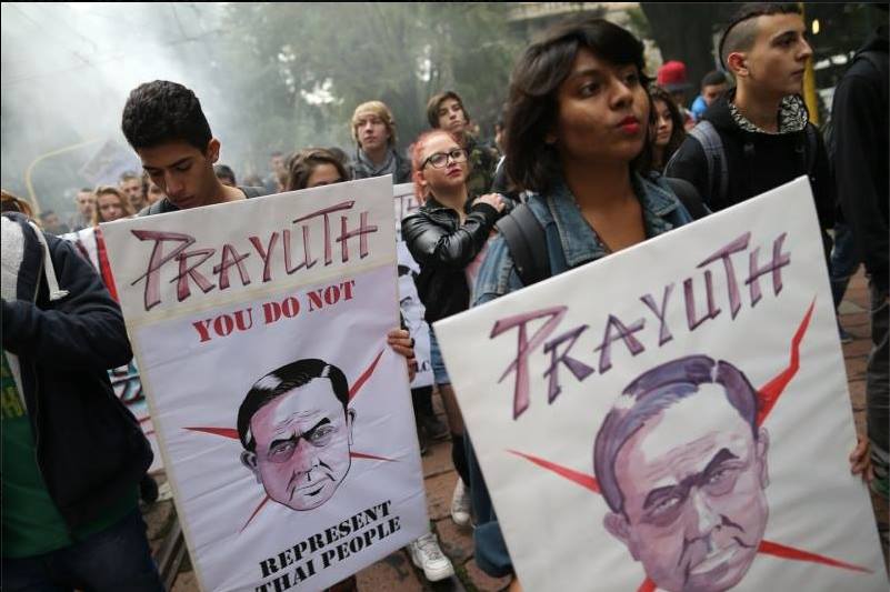 ชุมนุมต้านบิ๊กตู่ที่อิตาลี ชุมนุมต้านบิ๊กตู่ที่อิตาลี