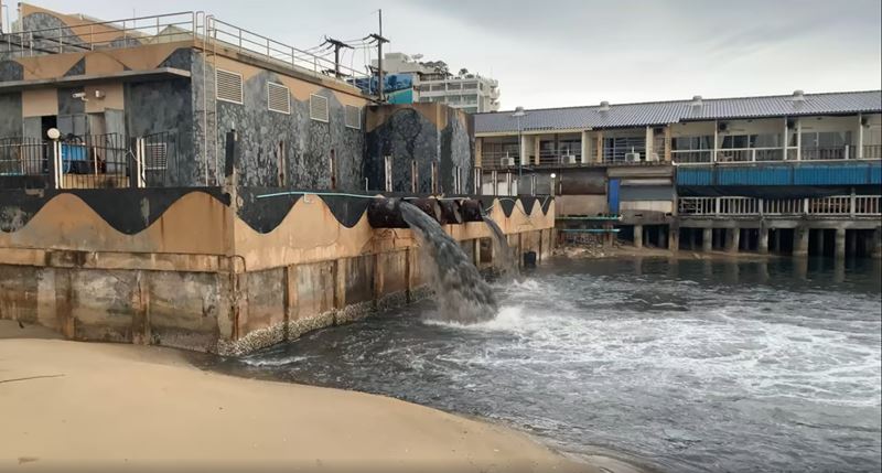 แจงปมปล่อยน้ำเสียลงทะเล แจงปมปล่อยน้ำเสียลงทะเล