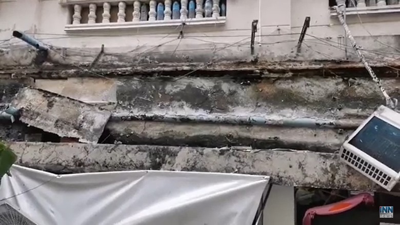 กันสาดคอนโดถล่ม กันสาดคอนโดถล่ม