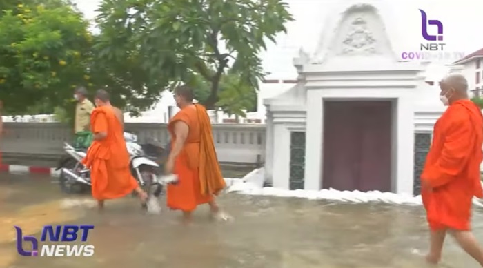 น้ำท่วมวัดเขมาภิรตาราม น้ำท่วมวัดเขมาภิรตาราม