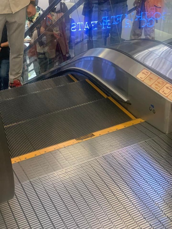 บันไดเลื่อน สยามพารากอน ดูดรองเท้า บันไดเลื่อน สยามพารากอน ดูดรองเท้า