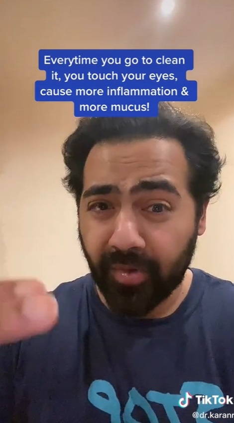 ขี้ตาเป็นเส้น ขี้ตาเป็นเส้น