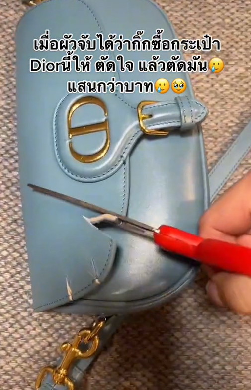 ตัดกระเป๋า Dior ตัดกระเป๋า Dior