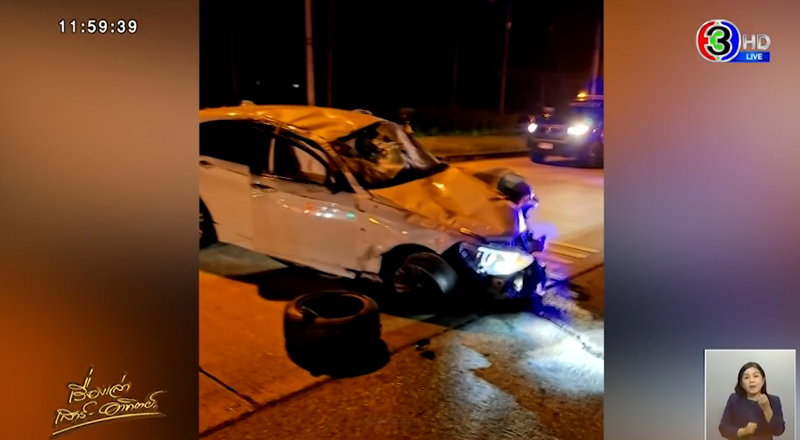 BMW ฝ่าไฟแดงชนมอเตอร์ไซค์ BMW ฝ่าไฟแดงชนมอเตอร์ไซค์