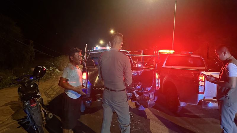 มอเตอร์ไซค์ชนท้ายกระบะ มอเตอร์ไซค์ชนท้ายกระบะ