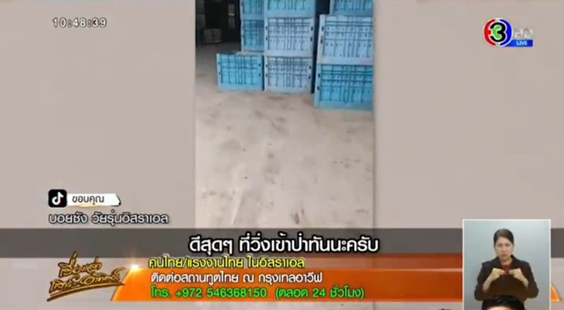 แรงงานไทยในอิสราเอล แรงงานไทยในอิสราเอล