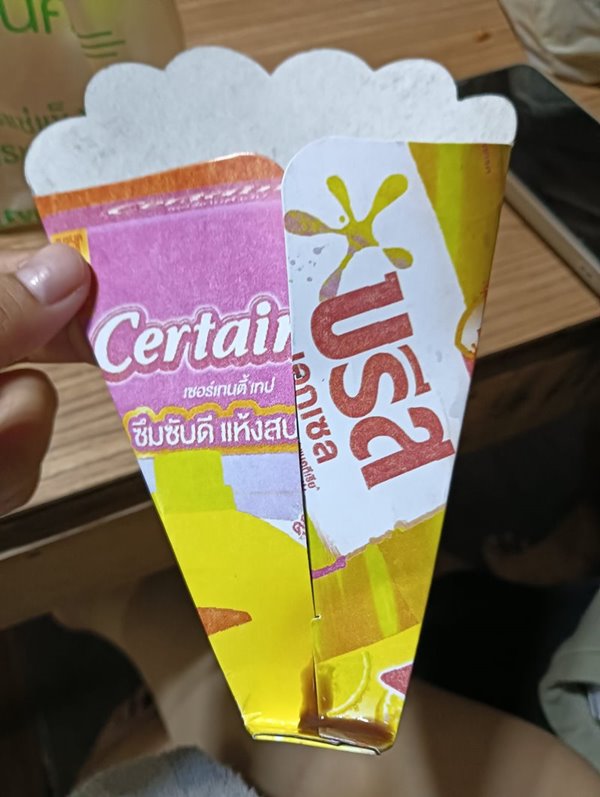 ซองกระดาษใส่เครป ซองกระดาษใส่เครป