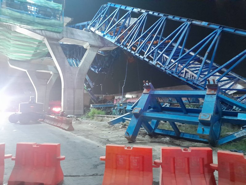 โครงสร้างสะพานถล่ม ถนนพระราม 2 ตาย 4 คาดสาเหตุเกิดจากอะไร โครงสร้างสะพานถล่ม ถนนพระราม 2 ตาย 4 คาดสาเหตุเกิดจากอะไร