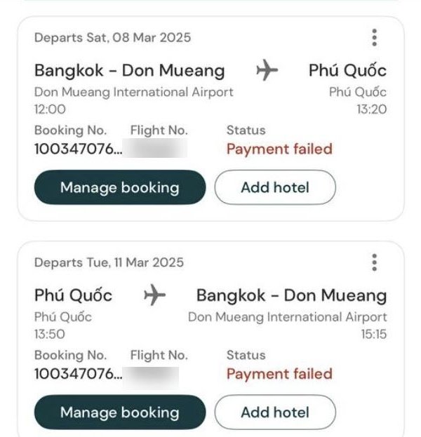 สายการบินโกงค่าตั๋ว ระบบตัดเงินแต่จองไม่ได้ ซ้ำไม่คืนเงิน ผู้เสียหายนับแสน สายการบินโกงค่าตั๋ว ระบบตัดเงินแต่จองไม่ได้ ซ้ำไม่คืนเงิน ผู้เสียหายนับแสน