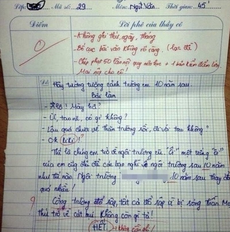 เรียงความเด็กน้อย กลายเป็นไวรัล จินตนาการสุดหยั่ง ทำไมครูให้ 0 เรียงความเด็กน้อย กลายเป็นไวรัล จินตนาการสุดหยั่ง ทำไมครูให้ 0