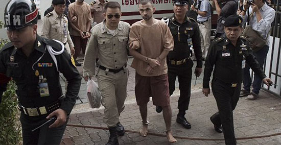 อาเดม-ยูซูฟู ผู้ต้องหาระเบิดราชประสงค์โวย ผมไม่ใช่สัตว์-โชว์รอยโดนซ้อม ยันบริสุทธิ์ อาเดม-ยูซูฟู ผู้ต้องหาระเบิดราชประสงค์โวย ผมไม่ใช่สัตว์-โชว์รอยโดนซ้อม ยันบริสุทธิ์