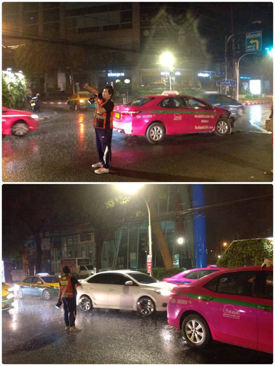 แห่ชมวินมอเตอร์ไซค์หญิง ยอมตากฝนโบกรถ หลังเกิดอุบัติเหตุตอนตี 1 แห่ชมวินมอเตอร์ไซค์หญิง ยอมตากฝนโบกรถ หลังเกิดอุบัติเหตุตอนตี 1