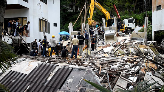 รร.สยามบีชเกาะช้างถล่ม รร.สยามบีชเกาะช้างถล่ม