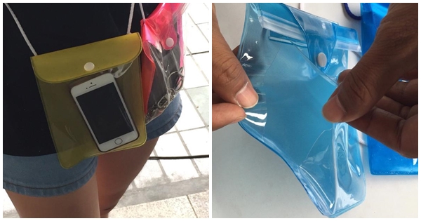 เตือนแขวนซองกันน้ำไว้ด้านนอก ระวังถูกกรีด ! เตือนแขวนซองกันน้ำไว้ด้านนอก ระวังถูกกรีด !