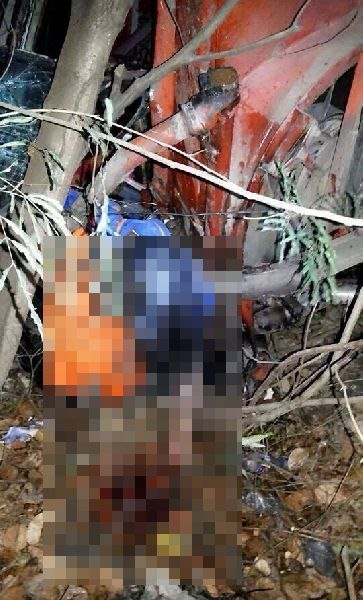 รถพ่วงชนรถทัวร์นักเรียน รถพ่วงชนรถทัวร์นักเรียน