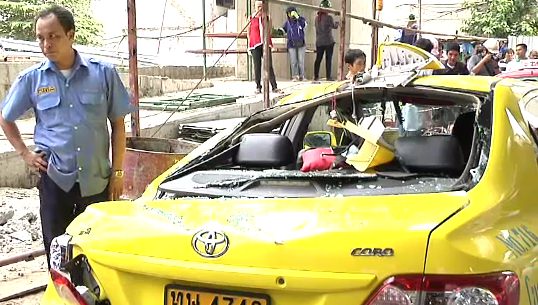 คานเหล็กรถไฟฟ้าร่วง คานเหล็กรถไฟฟ้าร่วง