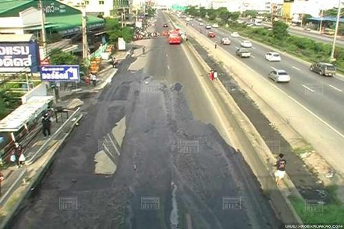 กรดกำมะถันรั่ว