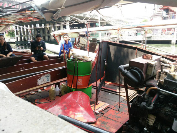 เรือคลองแสนแสบระเบิด เรือคลองแสนแสบระเบิด