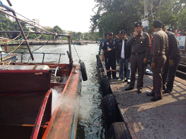 เรือคลองแสนแสบระเบิด เรือคลองแสนแสบระเบิด