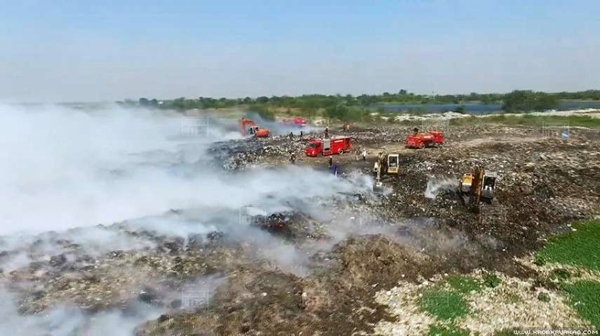 ไฟไหม้บ่อขยะอยุธยา ไฟไหม้บ่อขยะอยุธยา