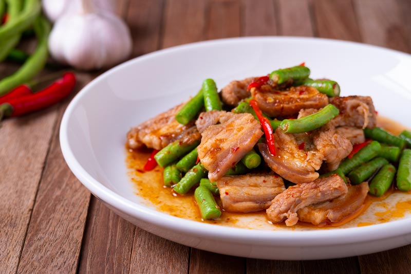 ผัดพริกแกงไม่ใส่พริก ผัดพริกแกงไม่ใส่พริก