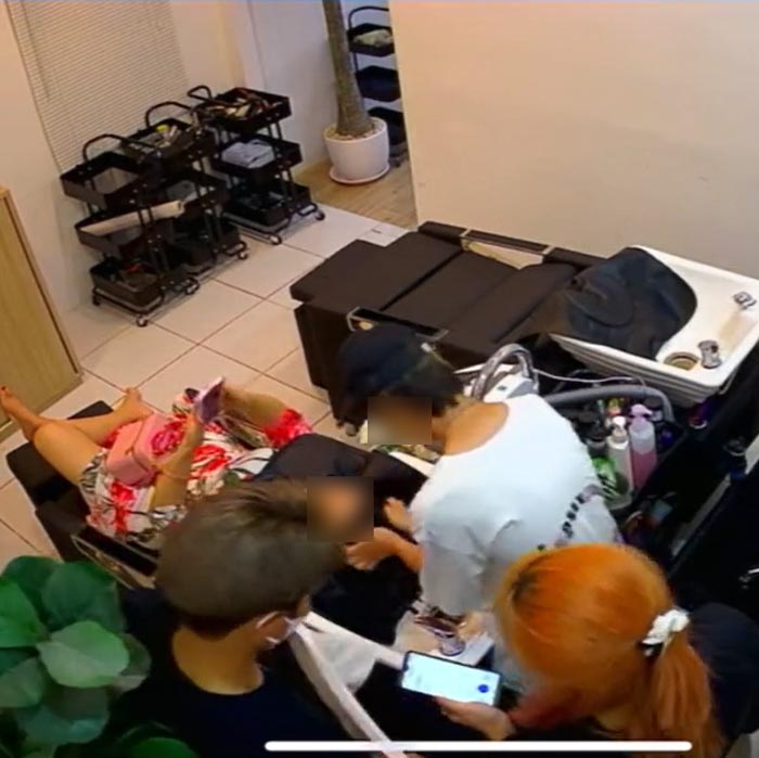 คนจีนมาทำผมร้าน คนจีนมาทำผมร้าน