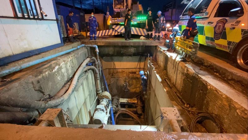 คนงานหมดสติในท่อใต้ดิน คนงานหมดสติในท่อใต้ดิน