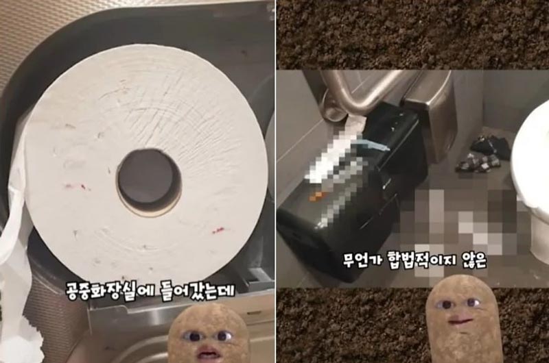 กระดาษชำระในห้องน้ำสาธารณะ กระดาษชำระในห้องน้ำสาธารณะ