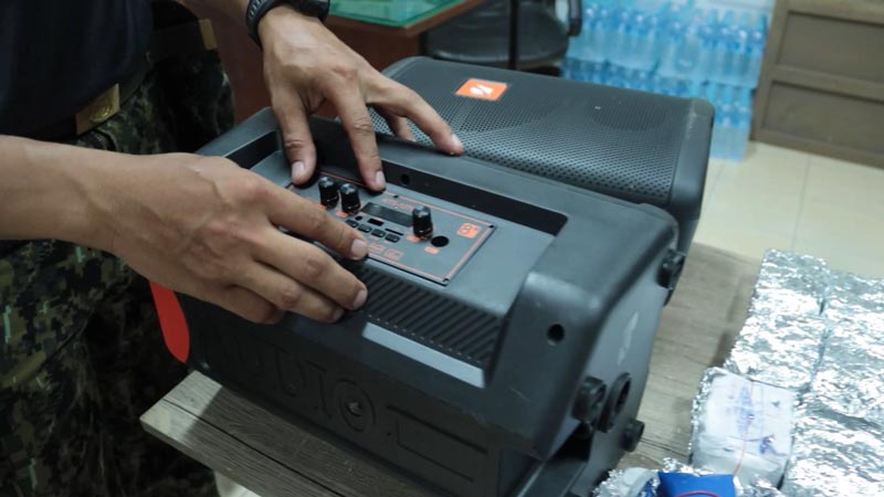 สั่งทิชชูเปียก ได้ลำโพงสอดไส้ยาเสพติด สั่งทิชชูเปียก ได้ลำโพงสอดไส้ยาเสพติด