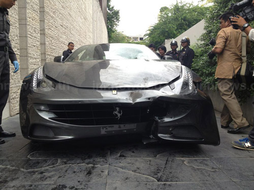 ลูกชายเฉลิม อยู่วิทยา ซิ่งชนตำรวจดับ